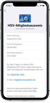 hsv back of wallet pass in iphone